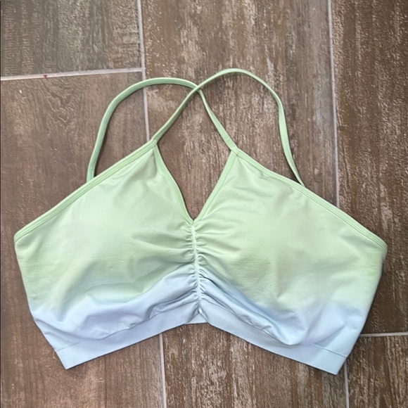 Buffbunny Collection Other - BuffBunny Pastel Green and Light Blue Strappy bra bandeau top